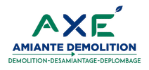 Axe amiante démolition logo